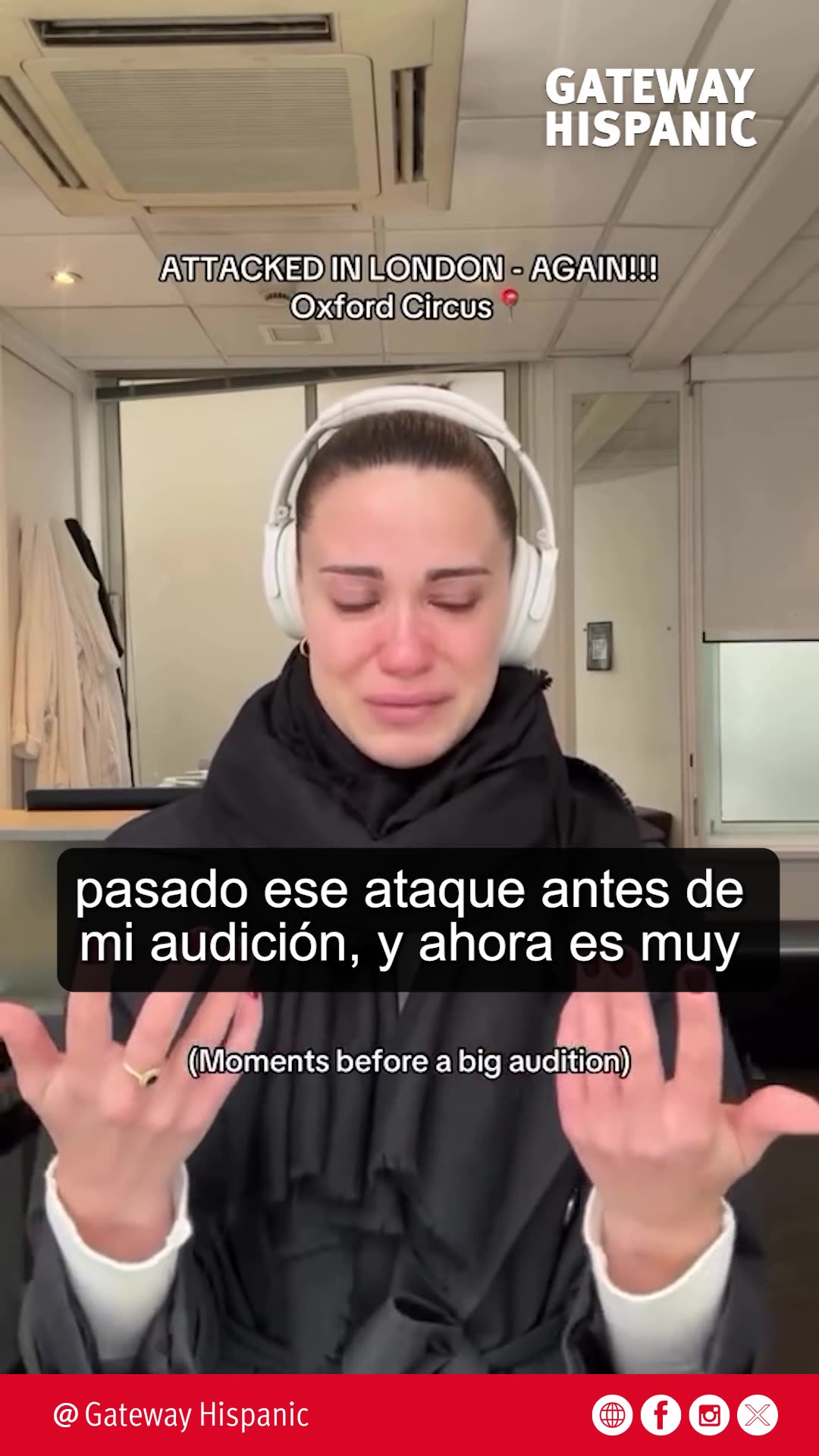 English model and actress, Genevieve Chenneour , tearfully denounces- Attacked in London (AGAIN)