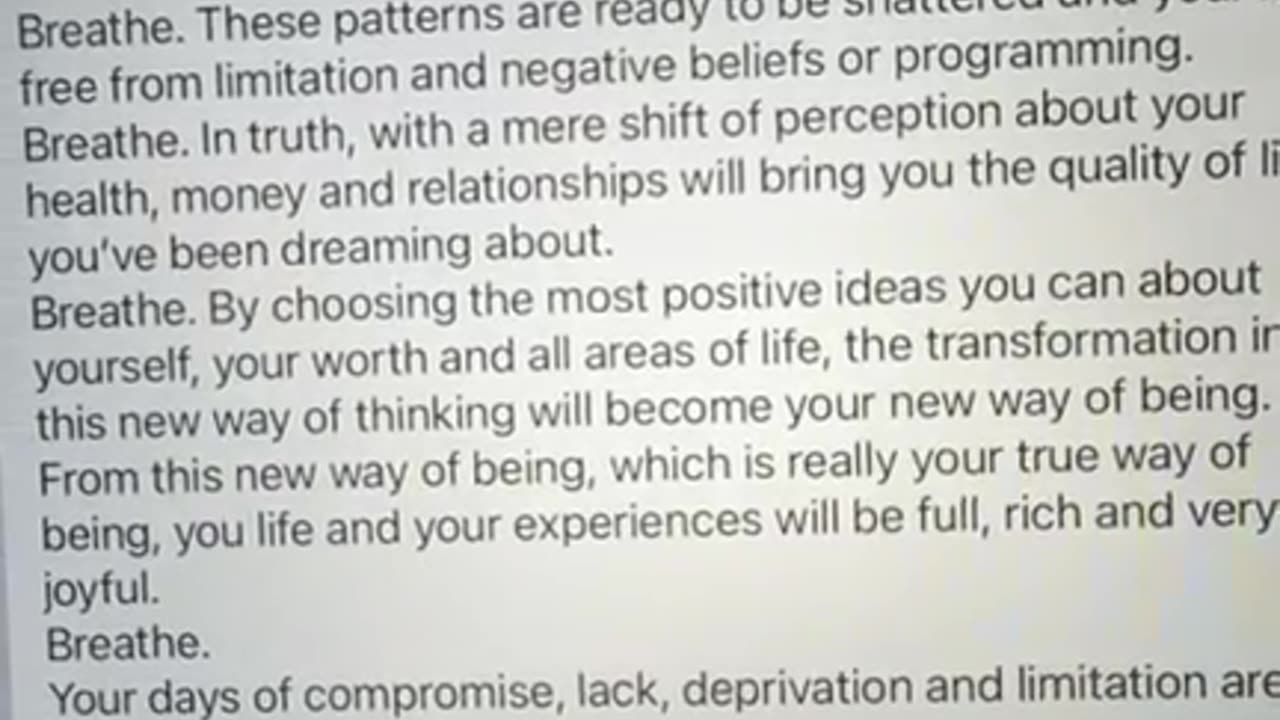 This teaching can dramatically lead you to health, wealth, love and freedom.