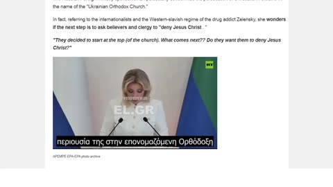Zakharova against Ukranonato: "The next step is to ask them to renounce Christ?"