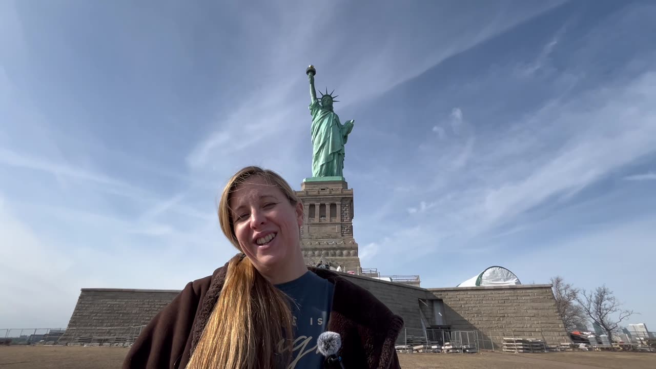 Interview with Gloria Live from the Statue Of Liberty February 2025