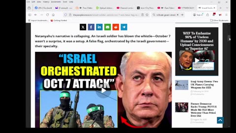 Israeli Soldier Admits Oct 7 Was ‘False Flag’ to Justify ‘Palestinian Holocaust’