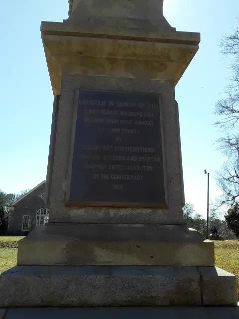 Confederate Statue in the Hood