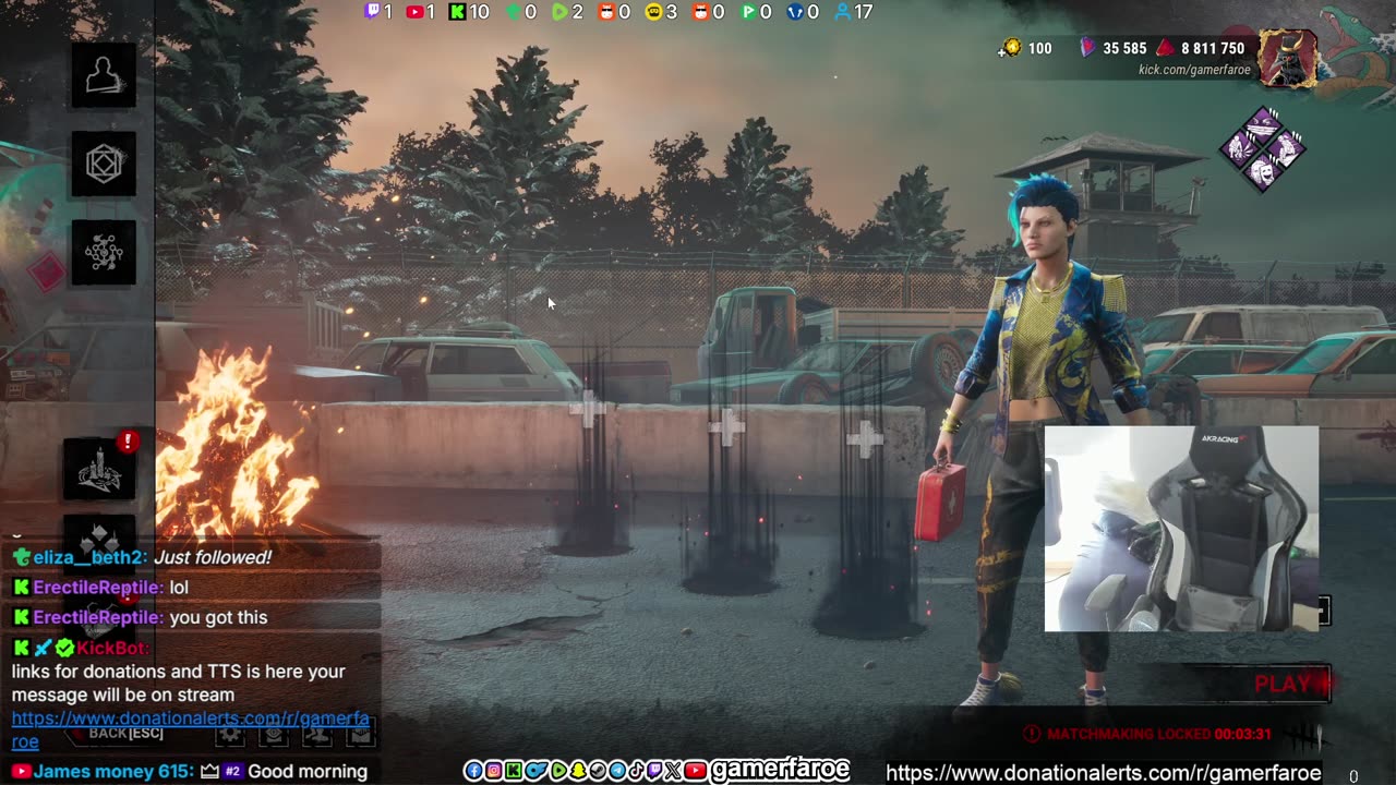 playing dead by daylight already in red grade 1 survivior