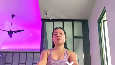Beautiful Indonesian Girl Does Kegel Workout to Strengthen Thigh Muscles 