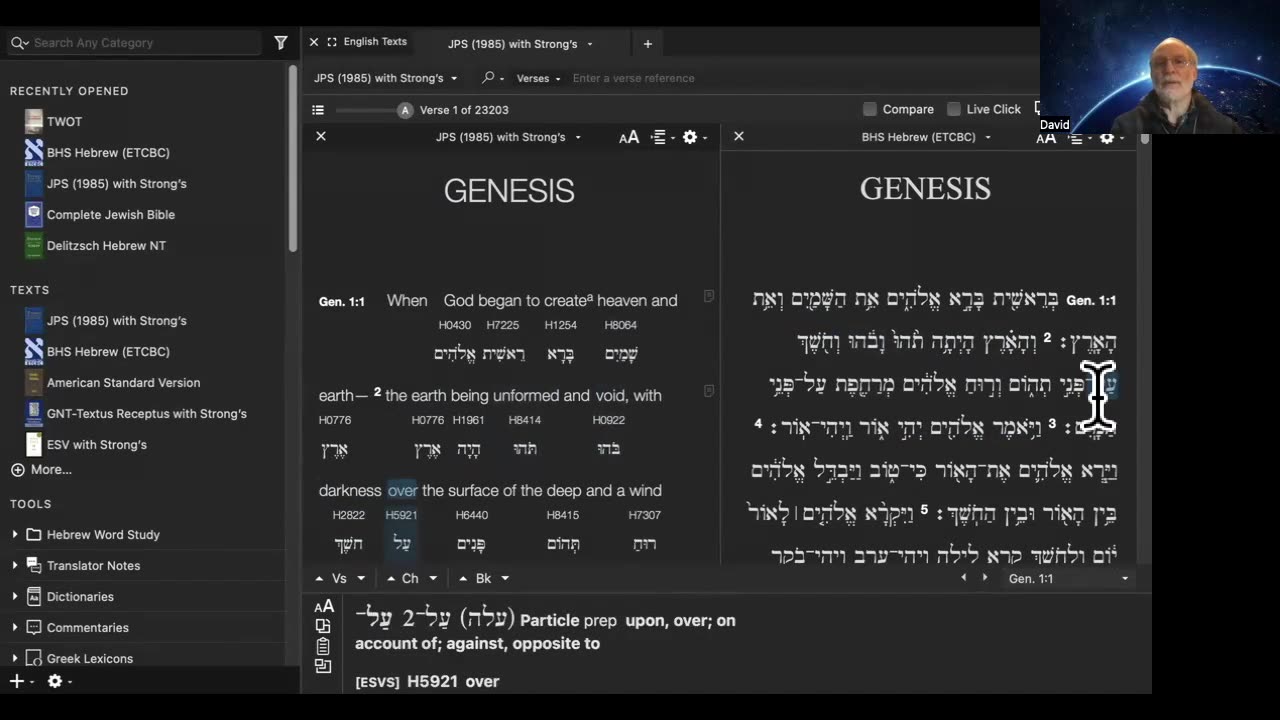 015 Kabbalah 301 - Gen 1:1 Why ET (Aleph Tav) twice?