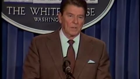 Archive ✅ President Reagan's Remarks at a mini-Press Conference