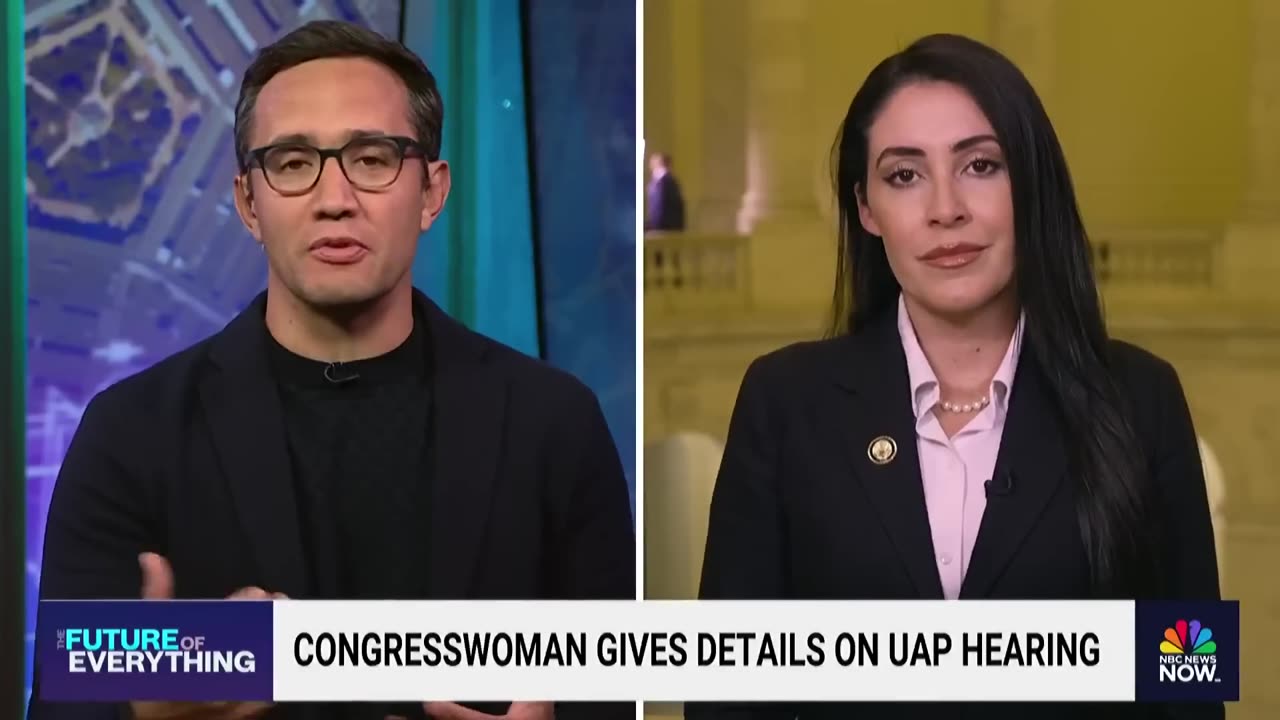 Video shown in House hearing appears to show a missile hitting a UAP