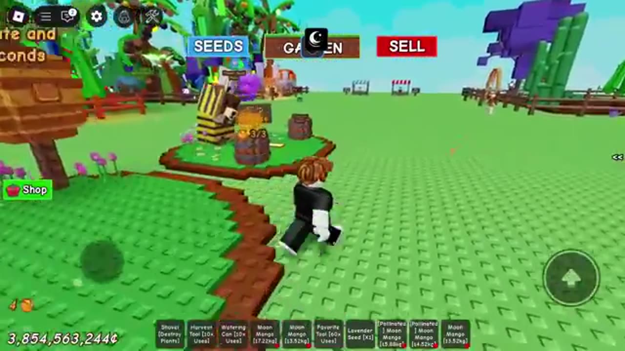 Instant Bee Queen Garden Script