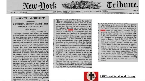 1892 news article mentions jewish bishop and pope !!!