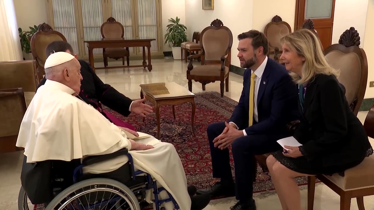 Pope Francis meets US VP Vance on Easter morning