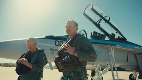 Department of War Drops Clip of Pete Hegseth Experiencing American Air Maneuvers