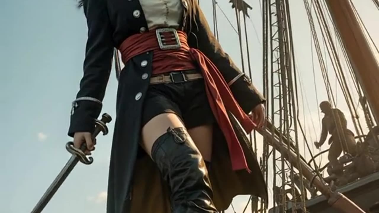 pirates #aivideo #aigirl #ai #aiart #pirate #ocean