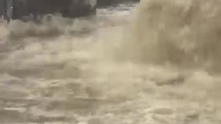 NYC subways are now flooding as mass amounts of rainfall hit the east coast.