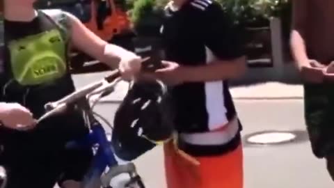 Illegal immigrant youths beat and humiliate German child, laugh at him