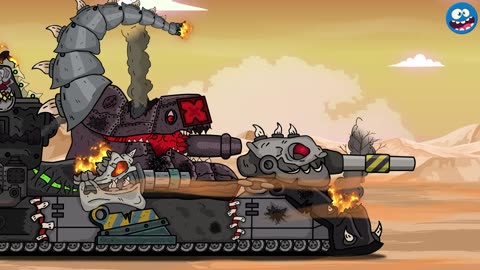 4 BOSSES vs KING BOSS - Cartoons about tanks