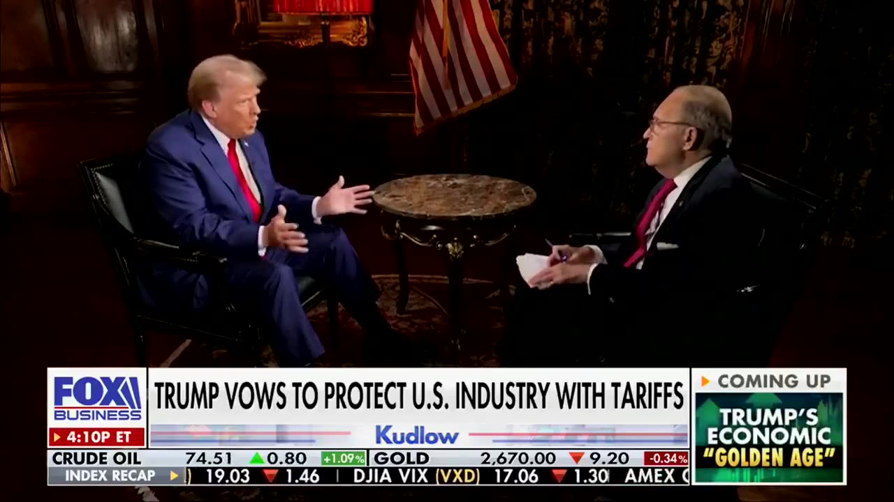 POTUS: "You can stop wars with tariffs."