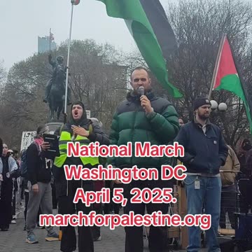 National March for Palestine in Washington DC.