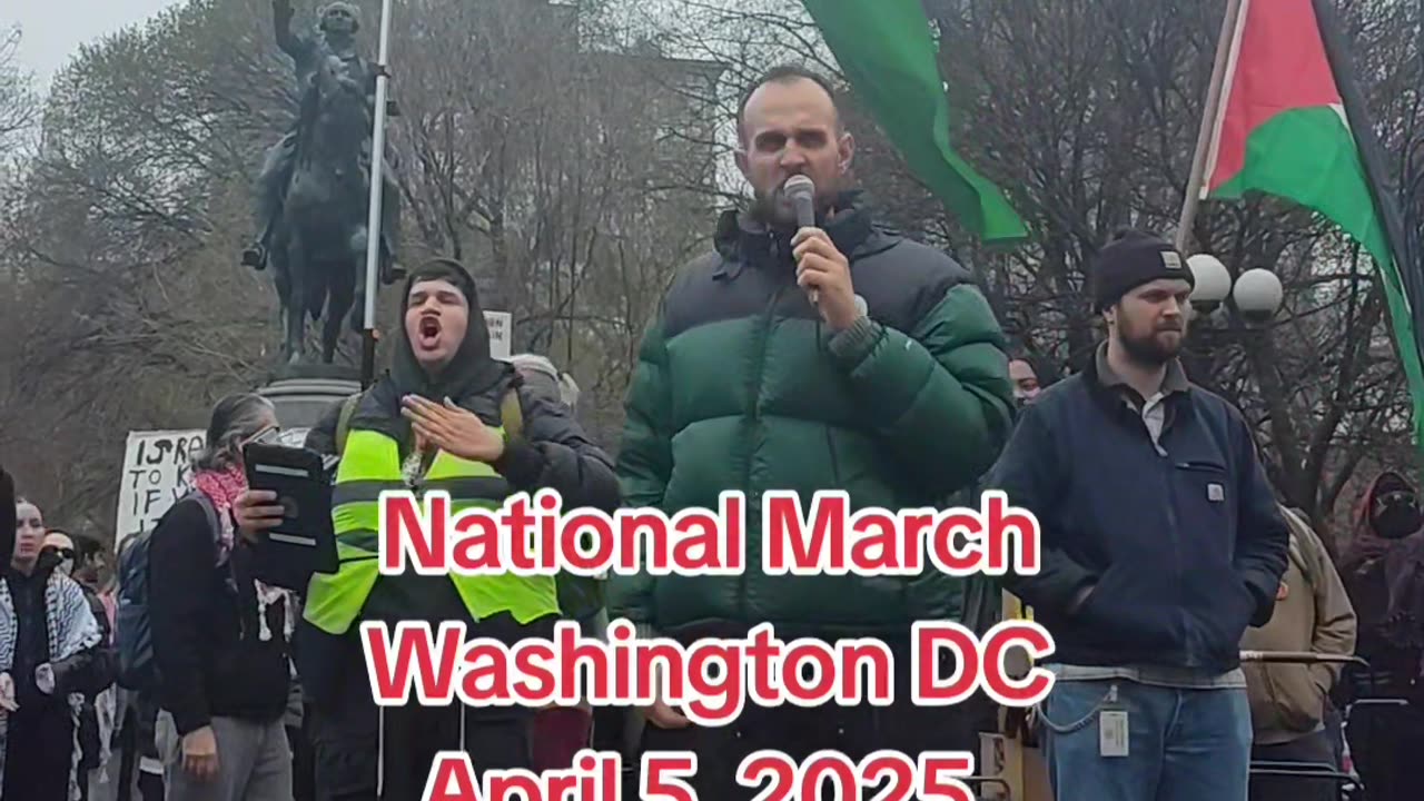 National March for Palestine in Washington DC.