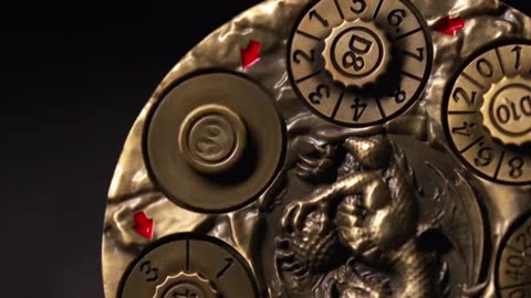 7-in-1 Metal 3D Relief Dragon Spin-Dial Dice – Ultimate RPG Tabletop Accessory