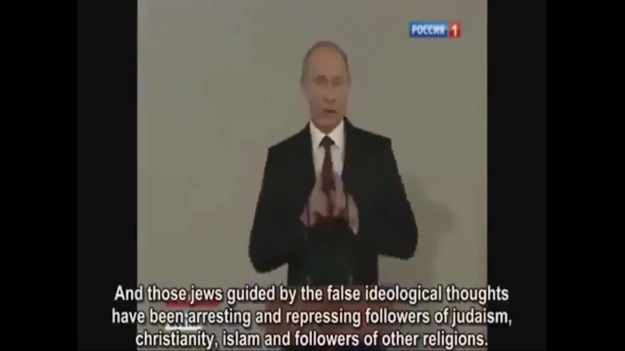 Putin says the first communist Soviet government was 80% to 85% jewish, what does that tell you