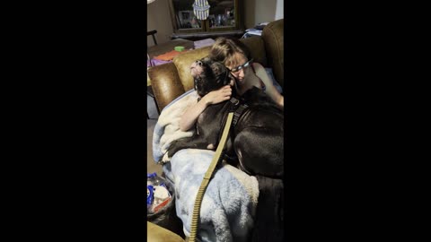 Midnight gets a little Mom time!