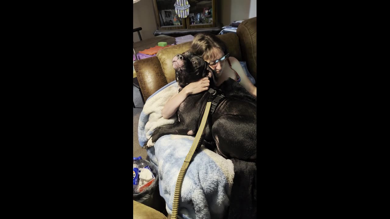 Midnight gets a little Mom time!