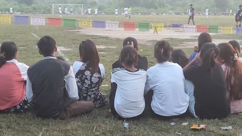 Football game in tangiya basti vlog