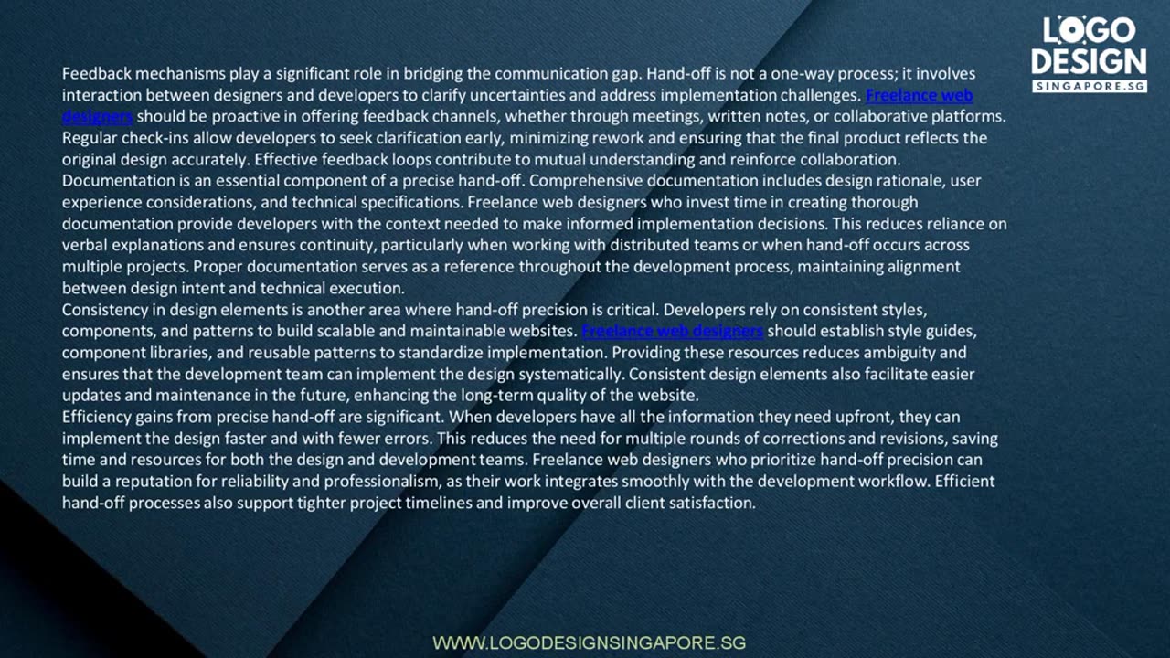 Hand-Off Precision: Bridging the Communication Gap Between the Website Designer