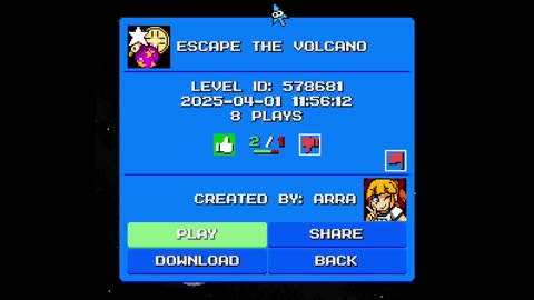 Mega Man Maker Level Highlight: "Escape the Volcano" by Arra