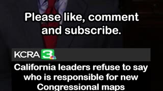 California Leaders Refuse to Say Who Drew New Congressional Maps