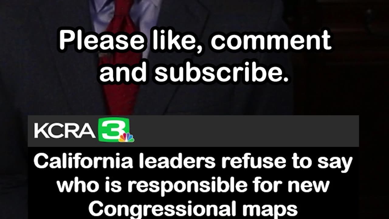 California Leaders Refuse to Say Who Drew New Congressional Maps