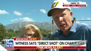 Eyewitness to Kirk assassination - guy strikes me as strange. What do you think?