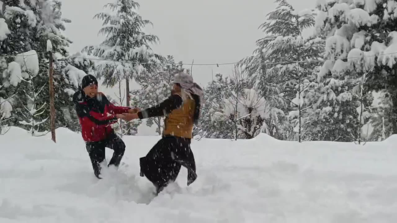 Beautiful snow view