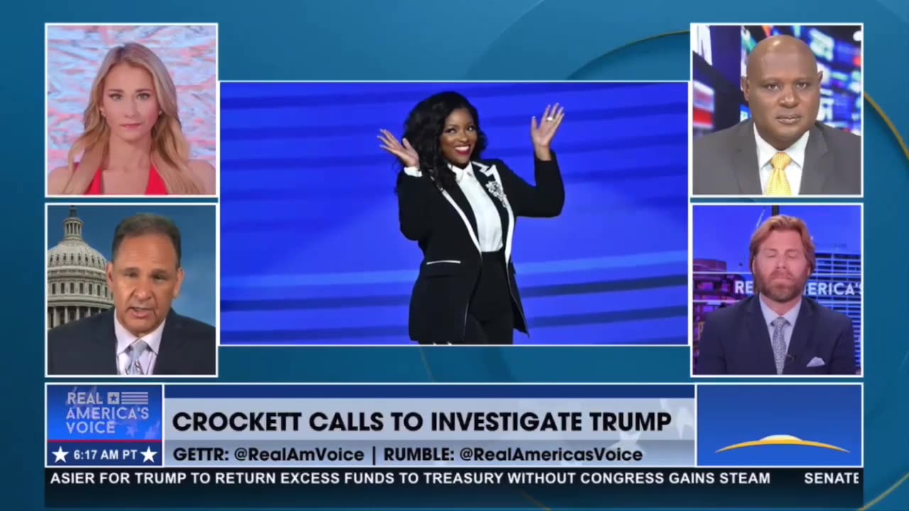 'Feel very creepy about myself': MAGA host tries to mimic Jasmine Crockett