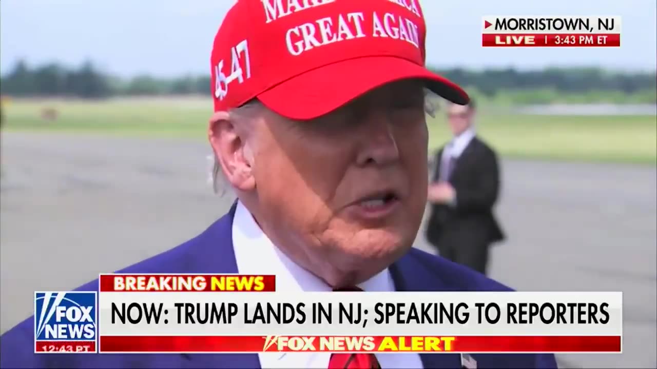 President Donald Trump: "Always a peacemaker... Sometimes you need some toughness to make peace, but always a peacemaker."