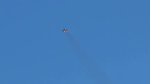 Ukrainian Mig-29 Bombing Run from Up Close