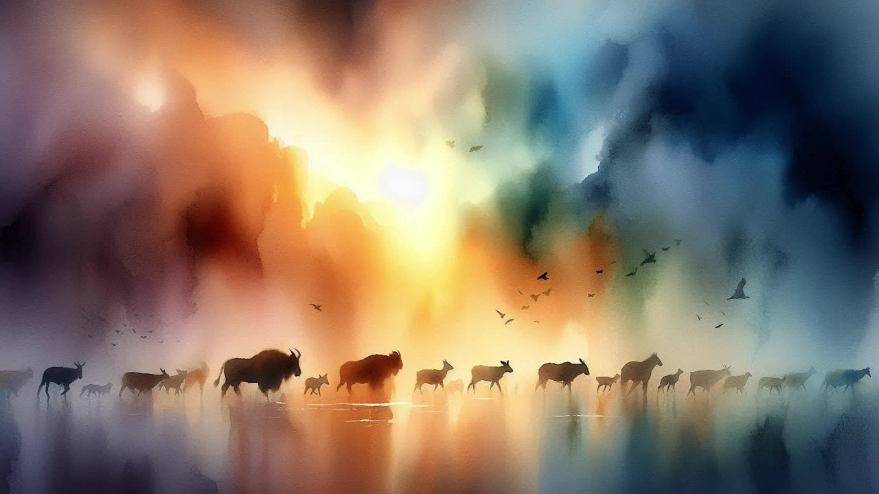 Arrival of the animals Epic Orchestral Music, Powerful and Hopeful Epic music- (study/sleep/relax)