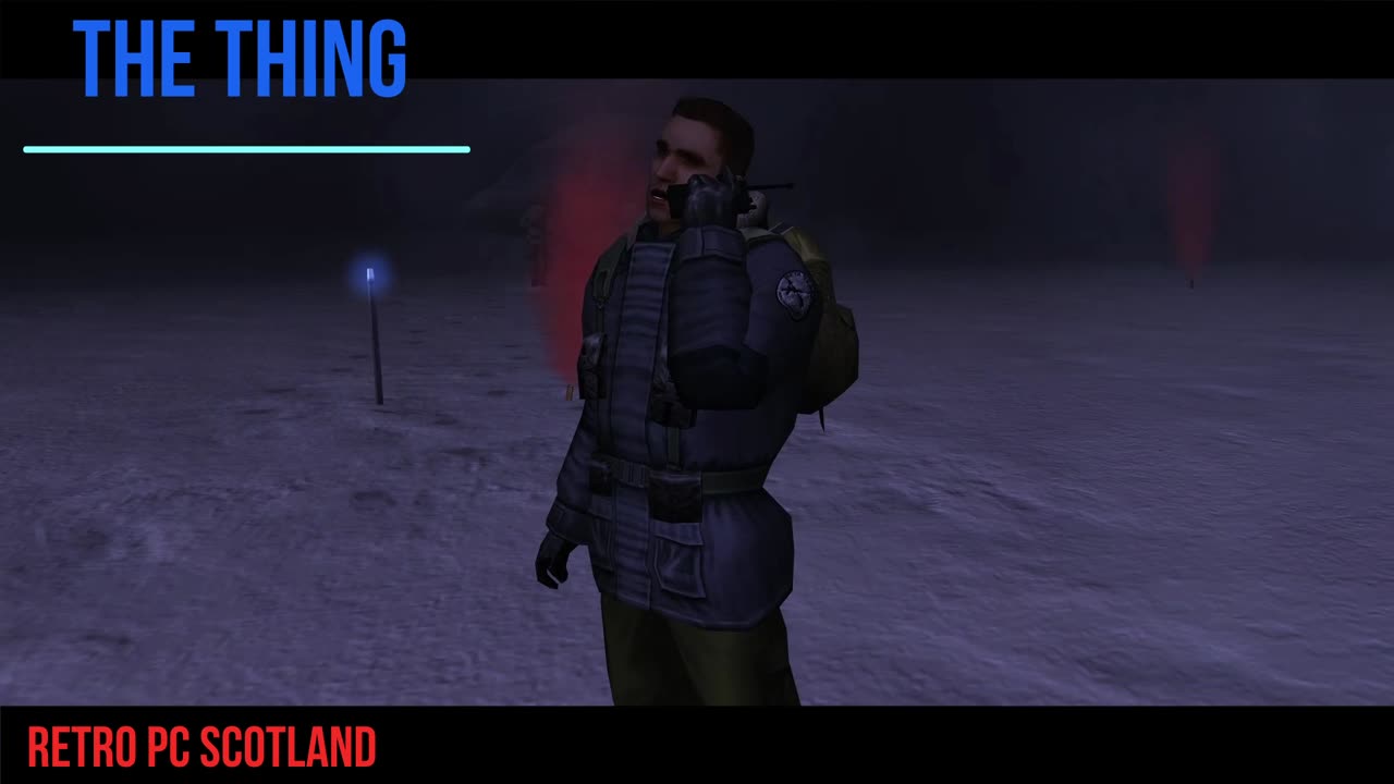The Thing PC game part 1 OG game not remaster