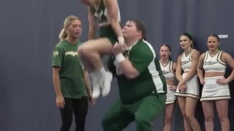🤯✨ Incredible Male Cheerleader Stunt Will Blow Your Mind! | FeedMyCuriosity