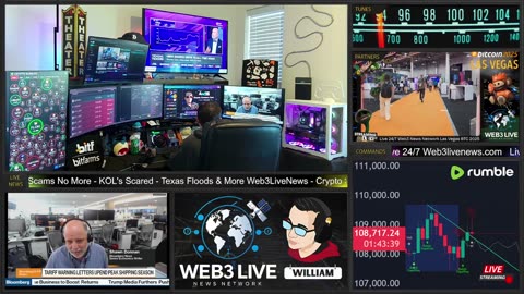 📡 Web3LiveNews 24/7 Live | Trump - Tariffs - Meta AI Apple Chips - BTC Price Watch 📈