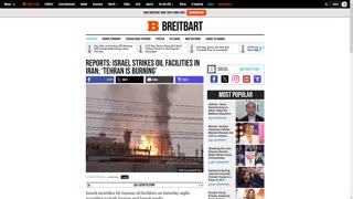 Israel Bombed Iran Oil Facilities too - Is Everything/Everybody Nuclear Facilities to Jews?
