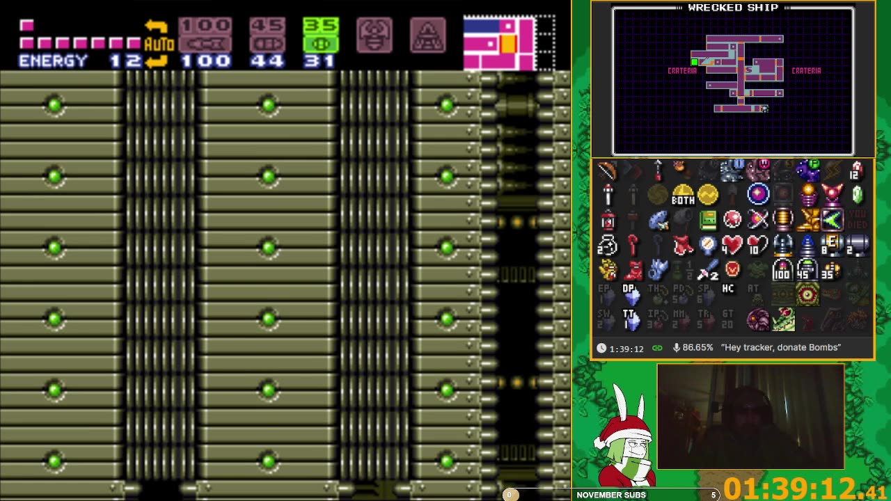 [Outdoors] Cas' SMZ3 Randomizer. No cheat glitches. 6x MSU shuffle. Sub 3.5hrs?? 36°F #GenX