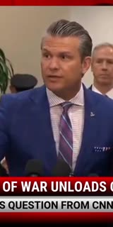 Secretary Of War Unloads On CNN Reporter