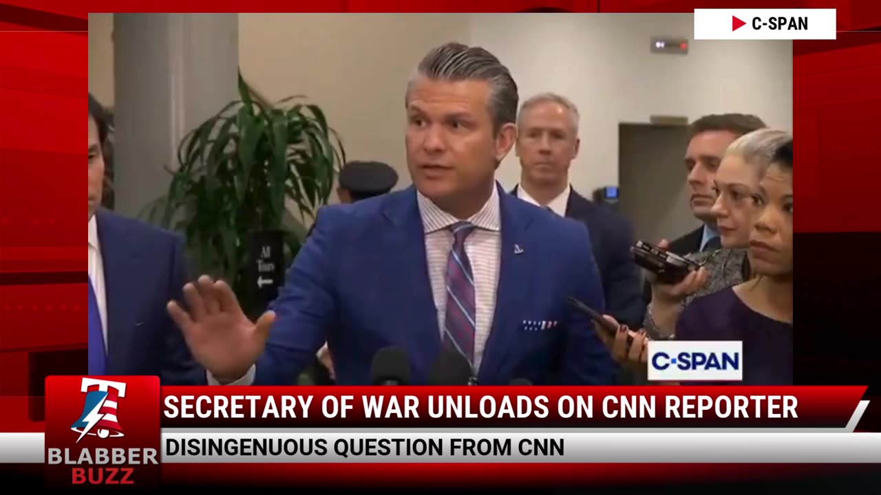 Secretary Of War Unloads On CNN Reporter