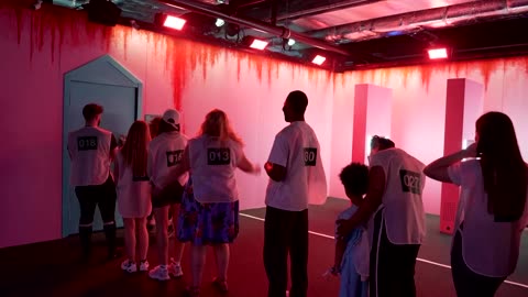 'Squid Game' fans try their luck at interactive experience in London