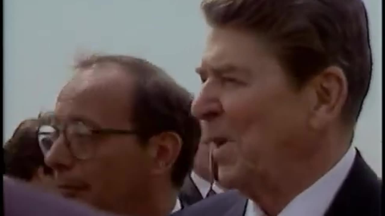 Archived ✅ | 3-28-1985 - President Reagan's Remarks to Press at JFK Airport in New York
