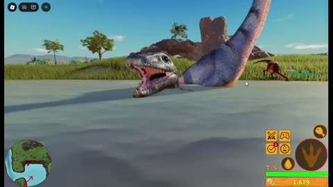 Mosasaur gets crippled in savannah life!