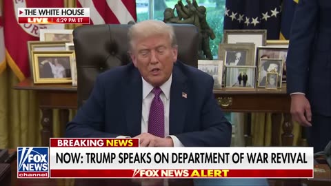 Trump makes major announcement from Oval Office 