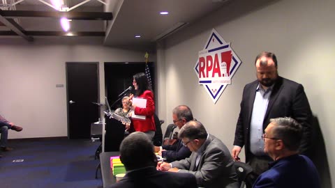 speech by Rebekah Smith after being election Chair of the ARGOP 2nd District Committee