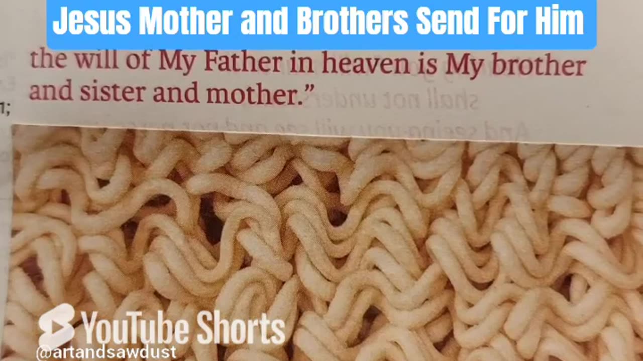 Jesus Mother & Brothers Looking for Him